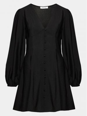 Priliehavé šaty Edited čierna