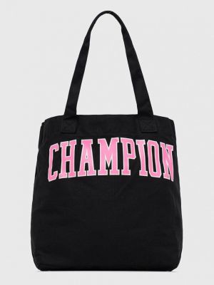 Памучни чанта Champion черно
