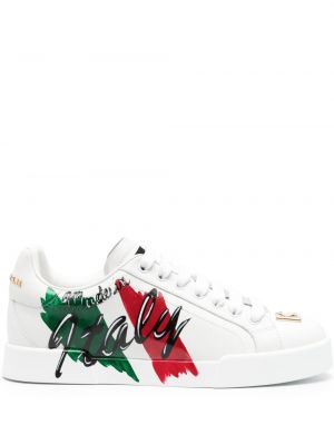 Bőr sneakers Dolce & Gabbana