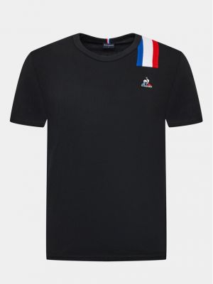Priliehavé tričko Le Coq Sportif čierna