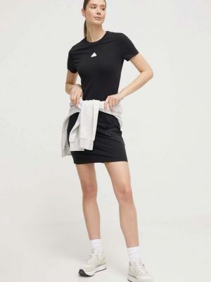 Testhezálló mini ruha Adidas fekete