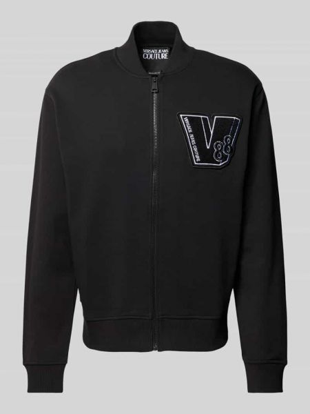Bluza rozpinana ze stójką Versace Jeans Couture czarna