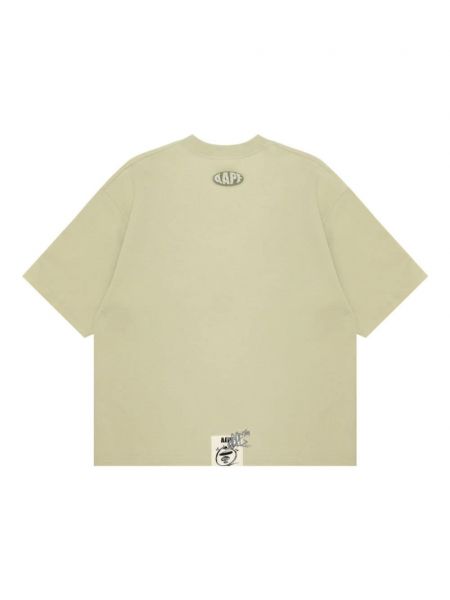Jersey t-shirt mit stickerei Aape By *a Bathing Ape® grün