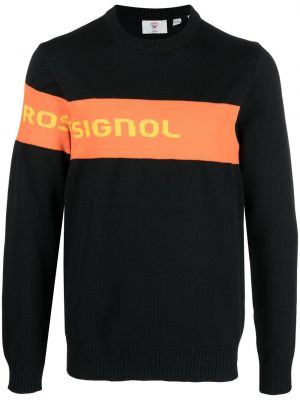Gestreifter sweatshirt Rossignol schwarz