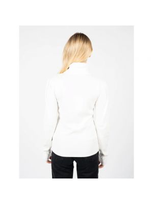 Jersey cuello alto de punto de tela jersey Silvian Heach blanco