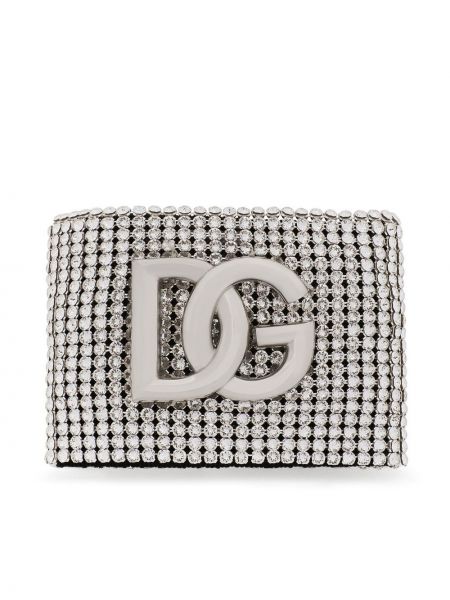 Mesh armband mit kristallen Dolce & Gabbana silber
