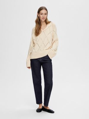 Pullover Selected Femme beež