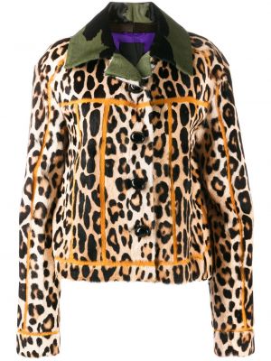 Jacke mit print mit leopardenmuster Liska braun