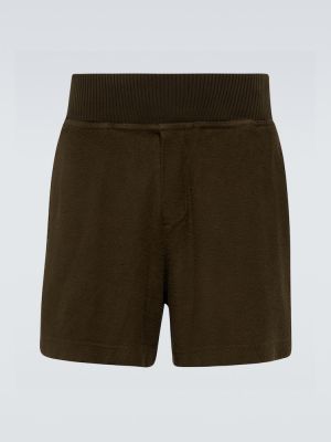 Shorts en coton Ranra marron