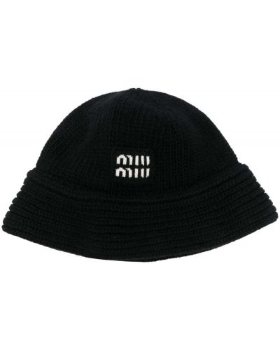 Плетена шапка Miu Miu
