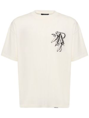 T-shirt di cotone Represent bianco