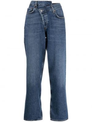 Asymmetrische jeans Agolde blau