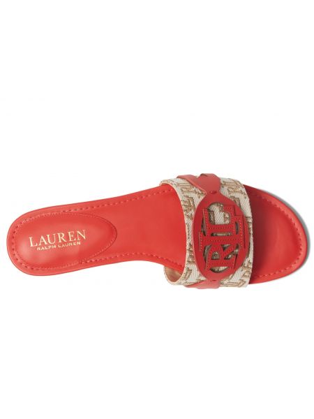 Жаккардовые сандалии Lauren Ralph Lauren хаки