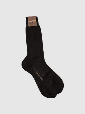 Шовкові шкарпетки Stefano Ricci, чорні