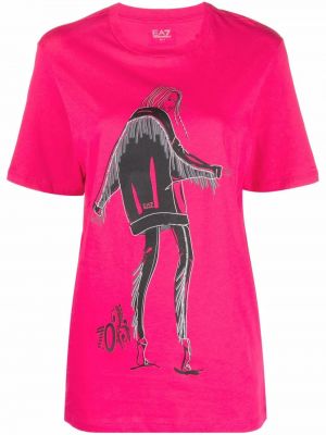 Camicia Ea7 Emporio Armani, rosa