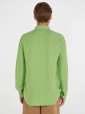 Košile Tommy Hilfiger zelená