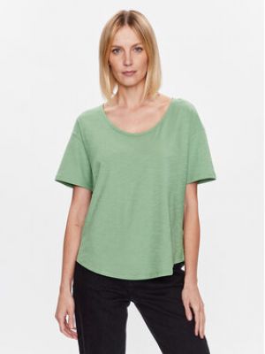 Voľné priliehavé tričko United Colors Of Benetton zelená