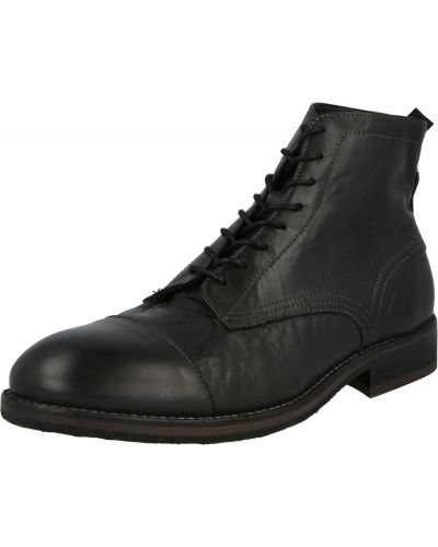 Μπότες με κορδόνια Hudson London μαύρο