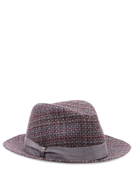 Шляпа Borsalino бордовая