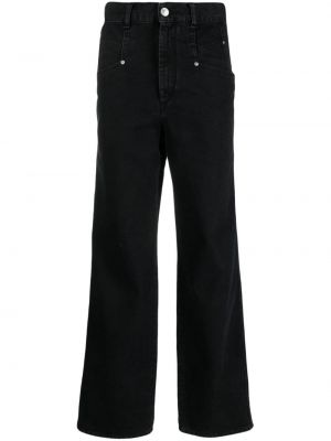 Jeans aus baumwoll ausgestellt Isabel Marant schwarz
