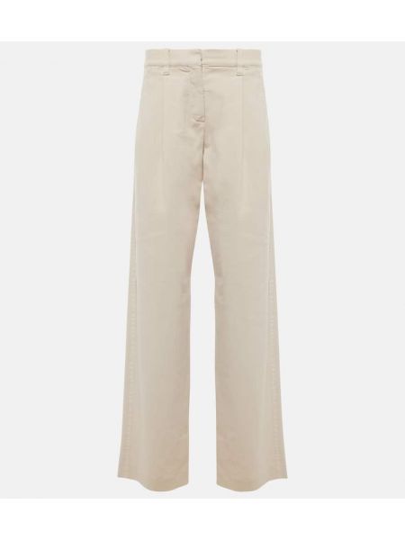 Straight jeans Brunello Cucinelli hvid