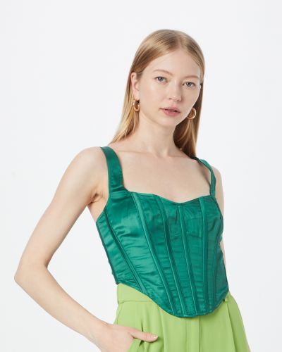 Bluza Bardot zelena