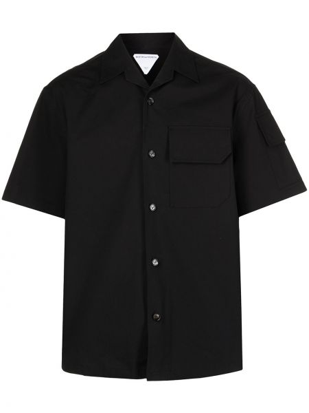 Camisa con bolsillos Bottega Veneta negro