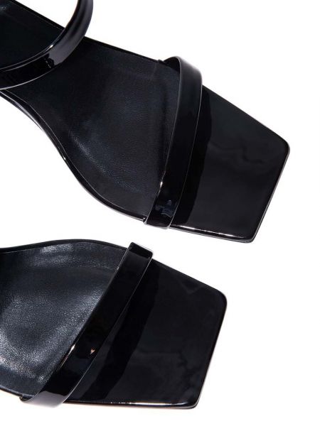 Sandale din piele cu toc By Far negru