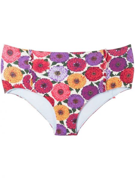 Trykt floral bikini La Doublej lilla