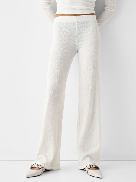 Pantaloni Bershka bianco