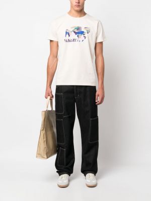 T-shirt aus baumwoll mit print Marant