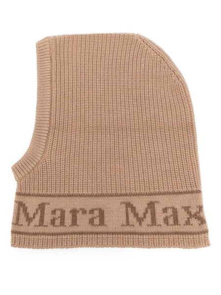 Kepurė Max Mara ruda