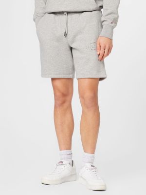Priliehavé športové šortky Tommy Hilfiger sivá