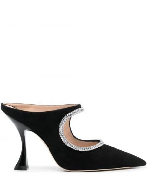 Krystaller pumps Stuart Weitzman svart