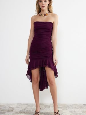 Вечернее платье Trendyol фиолетовое