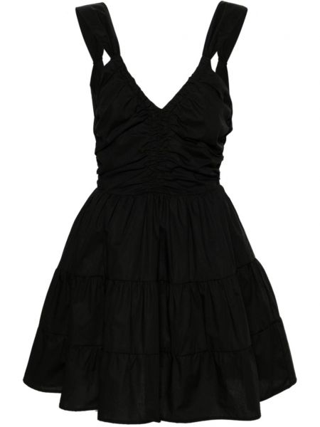 Βαμβακερή φόρεμα Liu Jo μαύρο