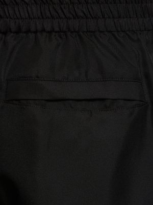 Копринени панталон Sunflower черно