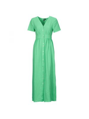 Sukienka długa Vero Moda zielona