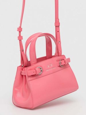 Розовая сумка через плечо Armani Exchange