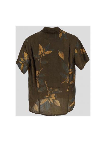 Camisa de viscosa Uma Wang marrón