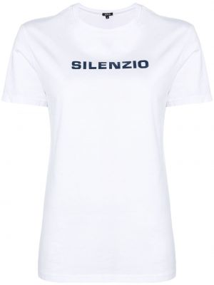 Koszulka z nadrukiem Aspesi biała