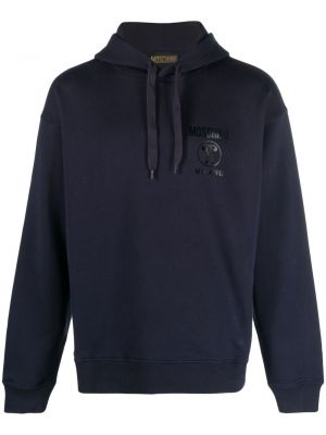 Hoodie Moschino blå