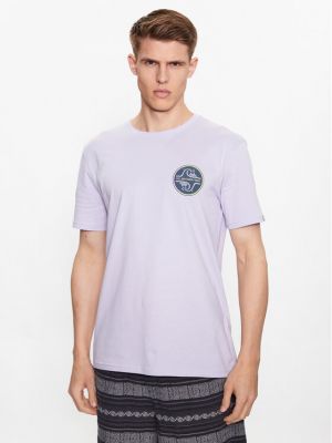 Marškinėliai Quiksilver violetinė