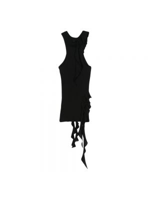 Mini vestido de punto Dondup negro
