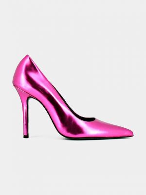 Шкіряні туфлі Jonak рожеві