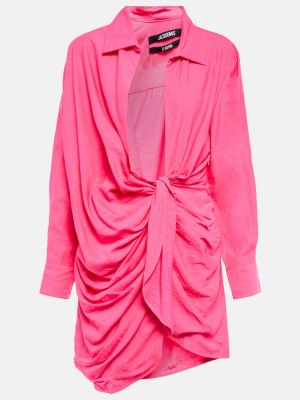 Mini vestido Jacquemus rosa