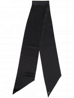 Шелковый галстук Saint Laurent, черный