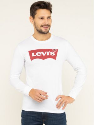 Тениска с дълъг ръкав с дълъг ръкав Levi's® бяло