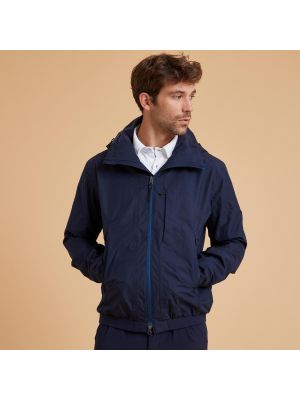 Водонепроницаемая куртка-анорак для верховой езды Decathlon Fouganza синий