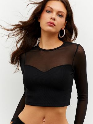 Bluzka tiulowa Cool & Sexy czarna